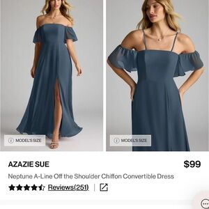 Azazie Bridesmaid Dress NWT